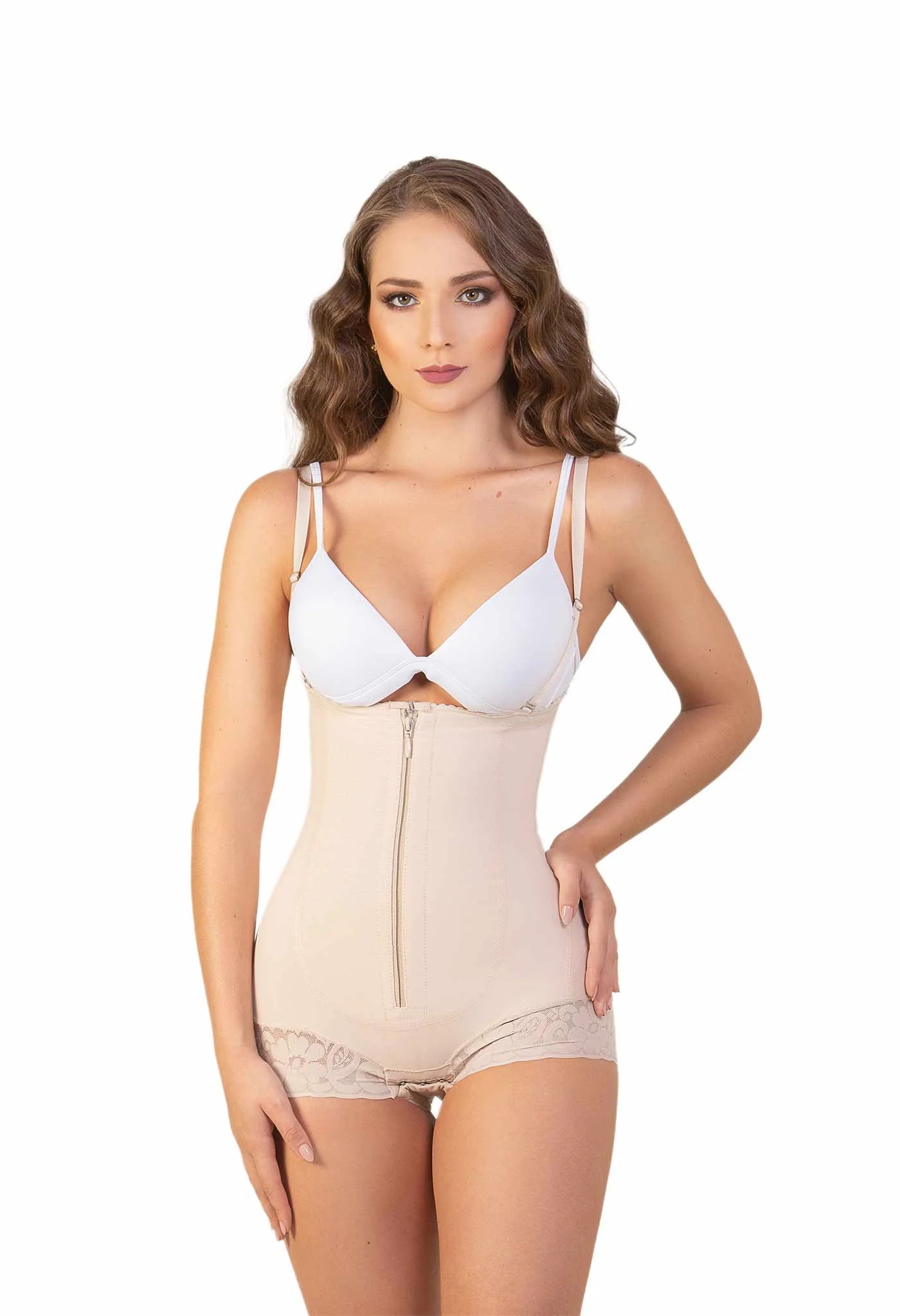 Faja Fajate Type Panty Shapewear - 360° Compression With Clasps For Daily Or Post-Surgery